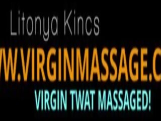 Virgin Litonya has grand orgasms