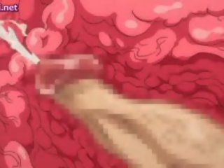 Nervous anime mademoiselle makakakuha ng bombed