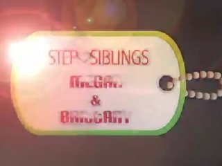StepSiblings concupiscent teens Megan and Brittany lesbia